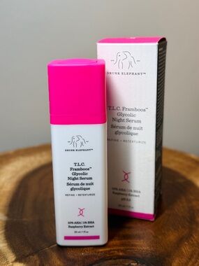 Drunk Elephant T.L.C Framboos Glycolic Resurfacing Night Serum